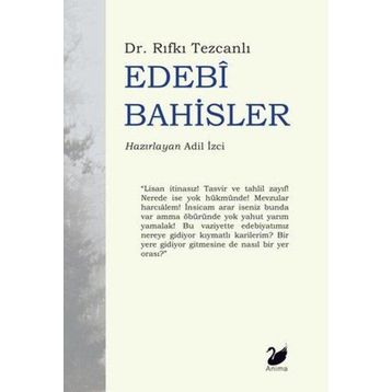 Edebi Bahisler - Rıfkı Tezcanlı