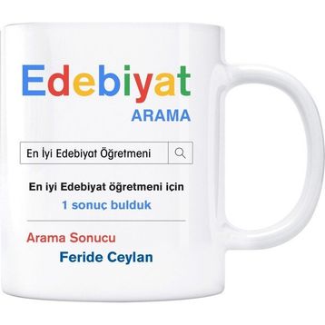 Edebiyat Öğretmeni Kupa Bardak