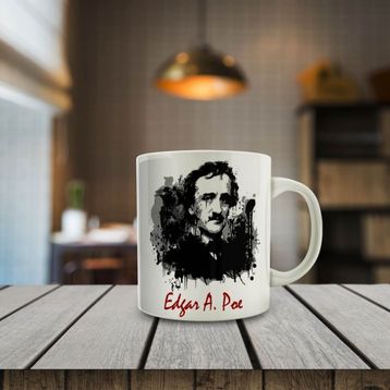 Edgar A. Poe Baskılı Kupa Bardak