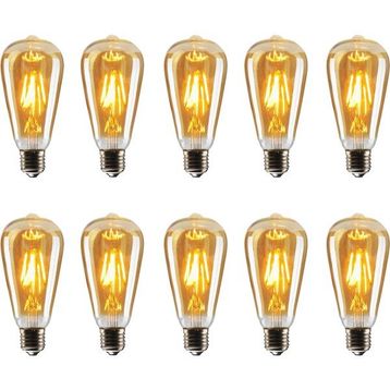 Edison ST64 Flamanlı Rustik Ampul