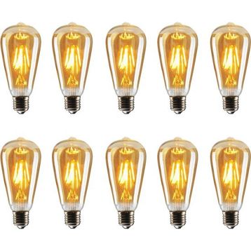 Edison ST64 Flamanlı Rustik Ampul