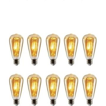Edison ST64 Flamanlı Rustik Ampul