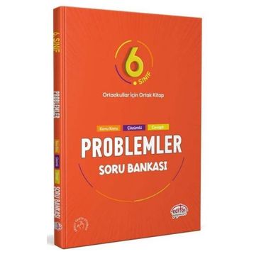 Editör 6. Sınıf Problemler Soru Bankası