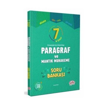 Editör 7. Sınıf Paragraf ve Mantık Muhakeme Soru Bankası