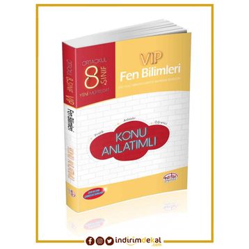 Editör 8. Sınıf VIP Fen Bilimleri Konu Anlatımlı - İhsan Yaman