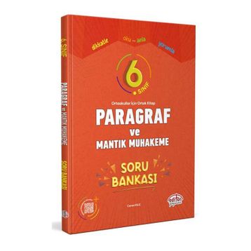 Editör Yayınevi - 6. Sınıf Paragraf ve Mantık Muhakeme Soru Bankası