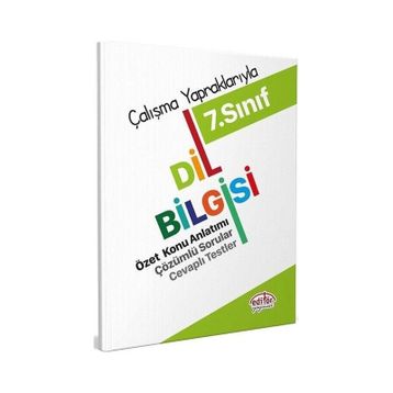 Editör Yayınevi 7. Sınıf Dil Bilgisi Özet Konu Anlatımı