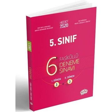 Editör Yayınları 5. Sınıf 3+3 Deneme Sınavı