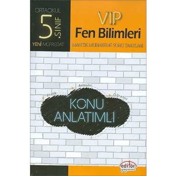 Editör Yayınları - 5. Sınıf VIP Konu Anlatımlı Fen Bilimleri