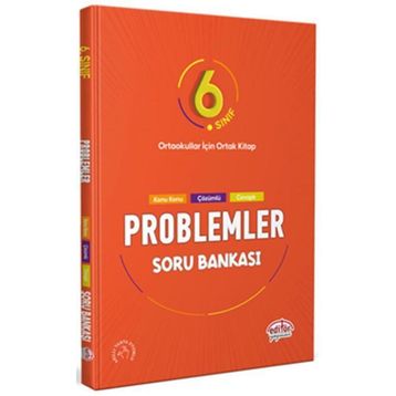 Editör Yayınları 6. Sınıf Problemler Soru Bankası
