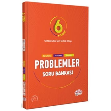 Editör Yayınları 6. Sınıf Problemler Soru Bankası