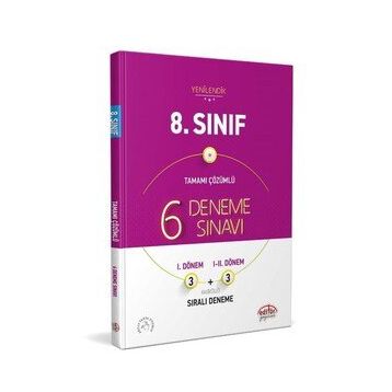 Editör Yayınları - 8. Sınıf 6 Deneme Sınavı