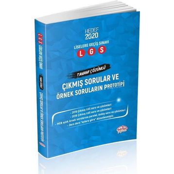Editör Yayınları LGS Çıkmış Sorular ve Örnek Soruların Prototipi