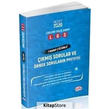 Editör Yayınları LGS Çıkmış Sorular ve Örnek Soruların Prototipi