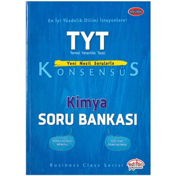 Editör Yayınları TYT Konsensüs Kimya Soru Bankası
