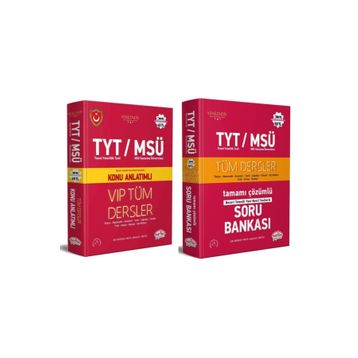 Editör Yayınları TYT MSÜ Tüm Dersler Çözümlü Soru Bankası