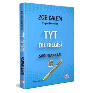 Editör Yayınları TYT Zor Kalem Veysel Hocadan Tamamı Video Çözümlü Dil Bilgisi Soru Bankası