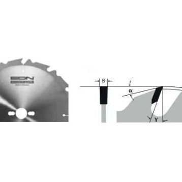 EDN LFZ1 355 mm 16 Diş Ahşap Testere