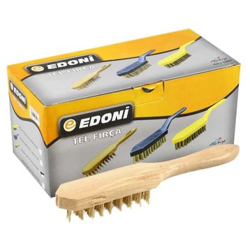 Edoni No:6 Ağaç Saplı Tel Fırça