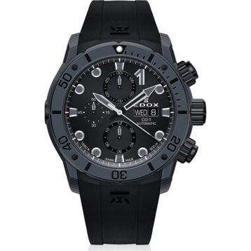 Edox 01125-CLNGN-NING Siyah Erkek Kol Saati