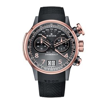 Edox 38003-TINGR-GNR Gri Erkek Kol Saati