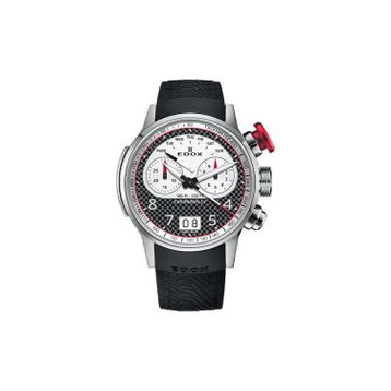 Edox 38003-TINR-CANBR Chronorally Beyaz Siyah Erkek Kol Saati