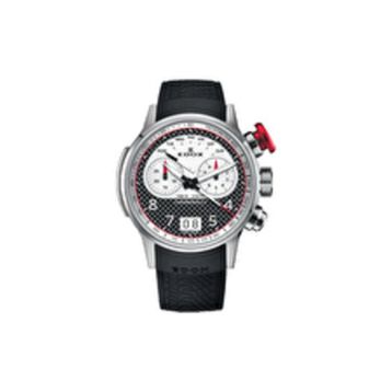 Edox 38003-TINR-CANBR Chronorally Beyaz Siyah Erkek Kol Saati
