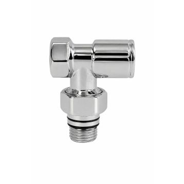 Edp PEX 16x2 Krom Köşe Radyatör Vanası