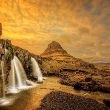 Educa 1000 Parça Kırkjufellfoss Şelalesi Puzzle