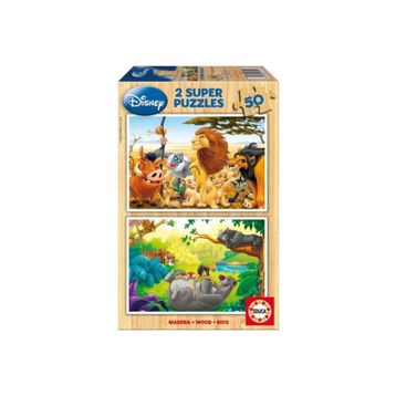Educa 13144 2x50 Parça Hayvan Arkadaşlar Puzzle