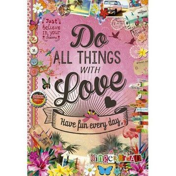 Educa 17086 Do All Things With Love 500 Parça Puzzle