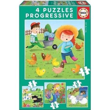 Educa 17145 Farm Animals Puzzle
