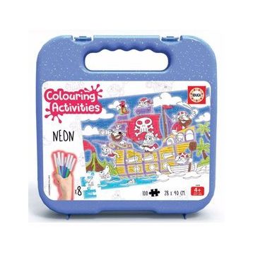 Educa 18070 100 Parça Korsanlar Boyama Puzzle