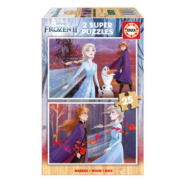 Educa 18085 Disney Frozen 2 2x25 Parça Puzzle