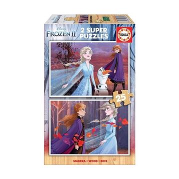 Educa 18085 Disney Frozen 2 2x25 Parça Puzzle