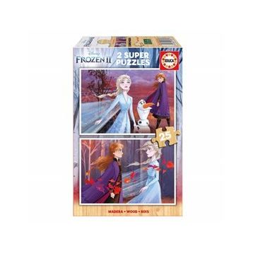 Educa 18085 Disney Frozen 2 2x25 Parça Puzzle
