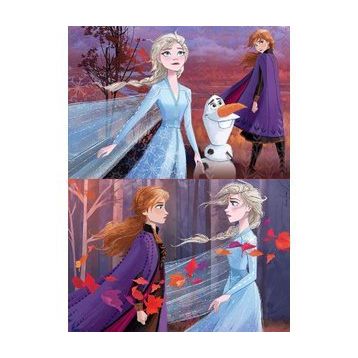 Educa 18085 Disney Frozen 2 2x25 Parça Puzzle