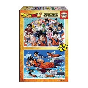 Educa 18214 2x100 Parça Dragon Ball Puzzle