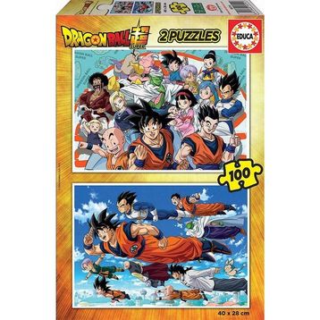 Educa 18214 2x100 Parça Dragon Ball Puzzle