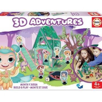 Educa 18229 3 Boyutlu Peri Maceraları Puzzle Seti