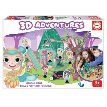 Educa 18229 3 Boyutlu Peri Maceraları Puzzle Seti