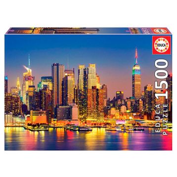 Educa 18466 1500 Parça Manhattanda Gece Puzzle