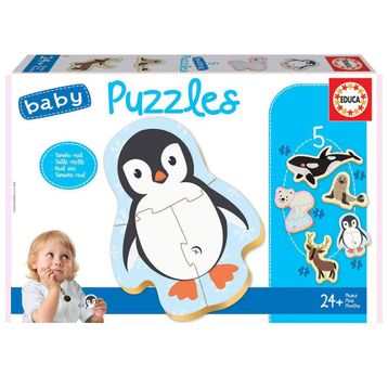 Educa 18588 19 Parça Kutup Hayvanları Baby Puzzle