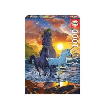 Educa 19025 1000 Parça Unicorns On The Beach Puzzle