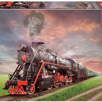 Educa 2000 Parça Buharlı Lokomotif Puzzle