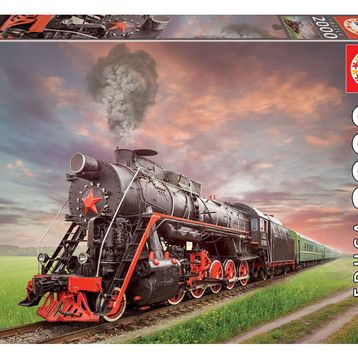 Educa 2000 Parça Buharlı Lokomotif Puzzle