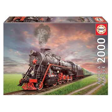 Educa 2000 Parça Buharlı Lokomotif Puzzle