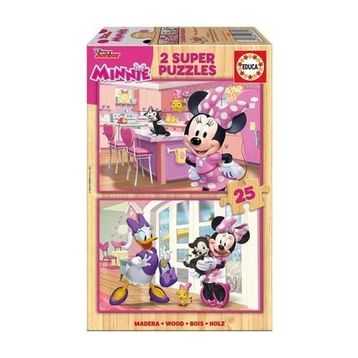 Educa 2x25 Parça Minnie Çocuk Puzzle