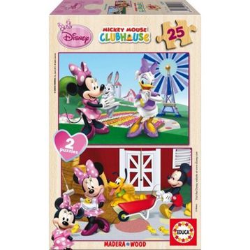 Educa 2x25 Parça Minnie Çocuk Puzzle