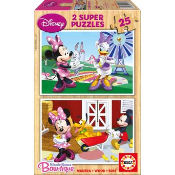 Educa 2x25 Parça Minnie Çocuk Puzzle